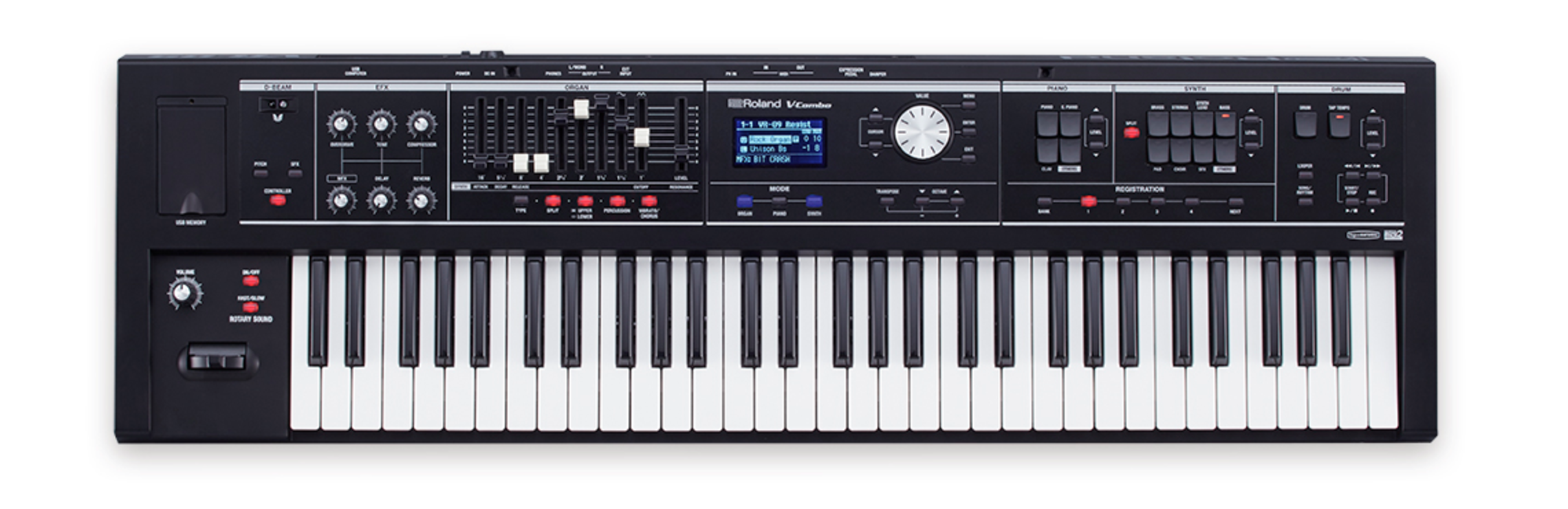 Roland V-Combo VR-730 y VR-09B, nuevos teclados de directo